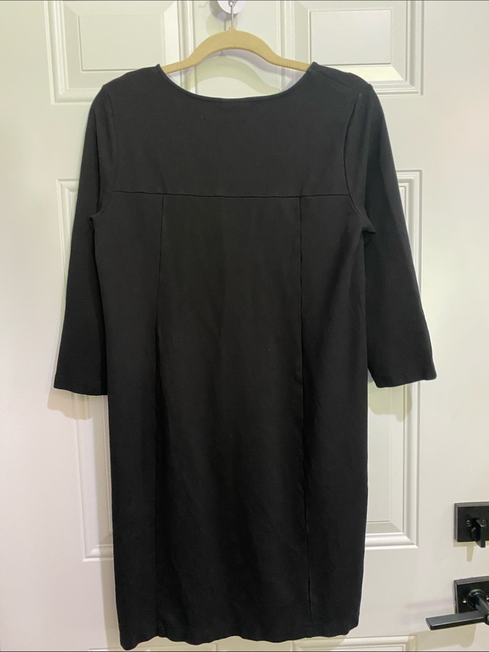 J. Jill Black Midi Shift Dress - Picture 8 of 9